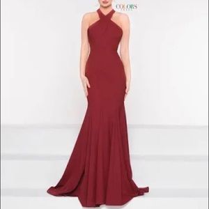 Colors dress style 1988 size 12 maroon